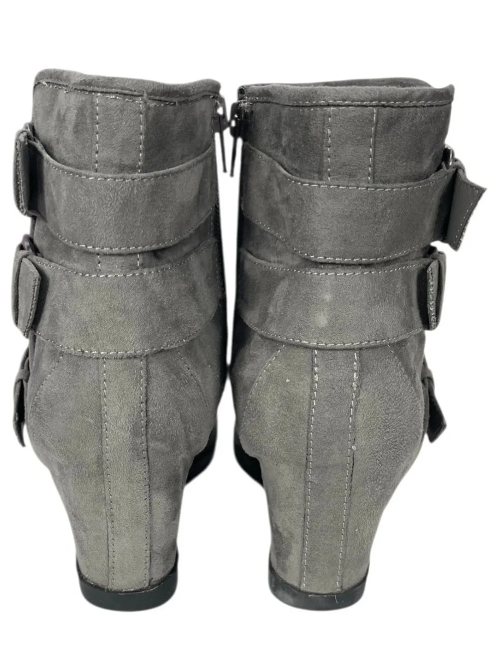 UNISA Women's SUEDE ANKLE BOOTS Gray 4